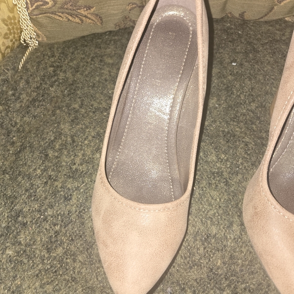 Rampage taupe 10M 3 inch stacked heel - Picture 5 of 10